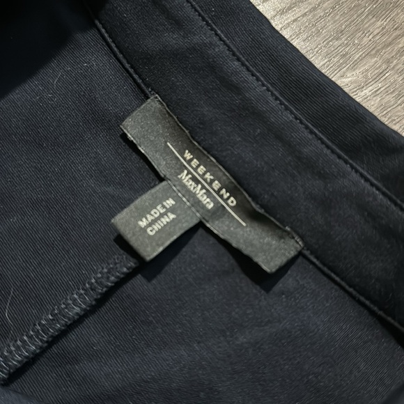 Max Mara Weekend navy button down collar dress L - Picture 6 of 8